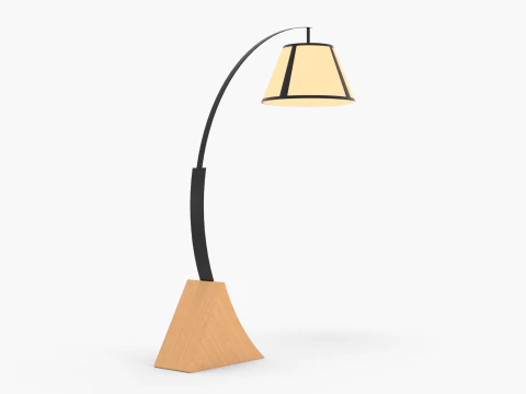 Floor Lamp Minimalist 3D Model