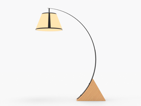 Floor Lamp Minimalist 3D Model