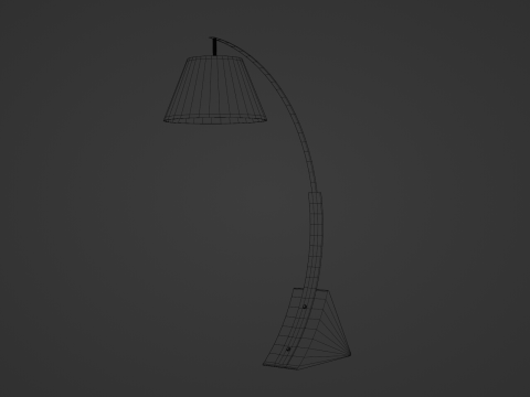 Floor Lamp Minimalist 3D Model