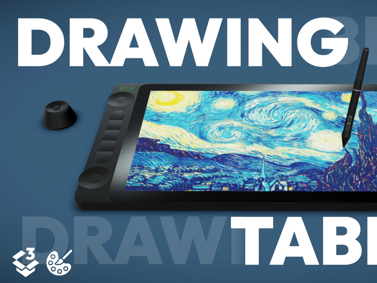 Drawing Tablet - Game Ready 3D Model .c4d .max .obj .3ds .fbx .stl .blend 