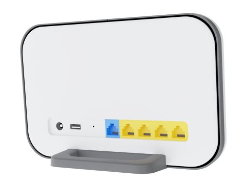 Wifi router 3D-Modell
