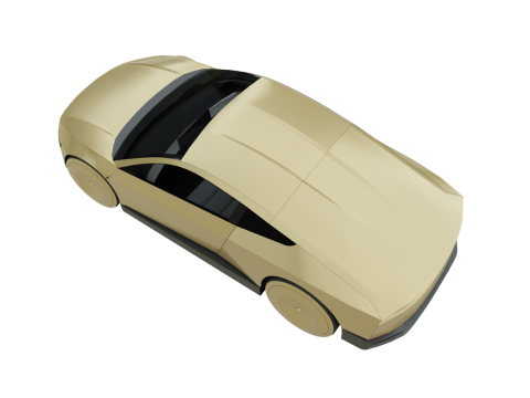 Tesla Cybercab Robotaxi Modello 3D
