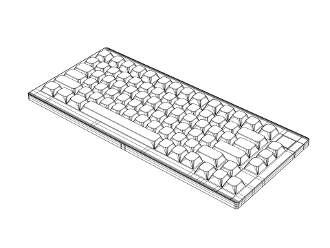 Mechanical Gaming Keyboard 3D Model