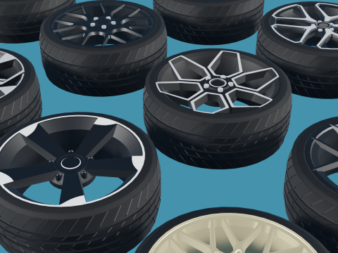 Car Rims Pack - Low poly 3D Model