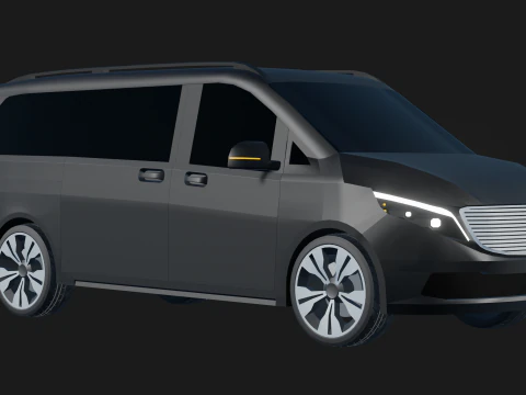 Van Vehicles - Low Poly 3D Model
