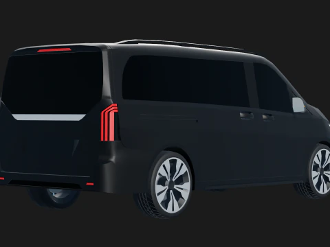 Van Vehicles - Low Poly 3D Model