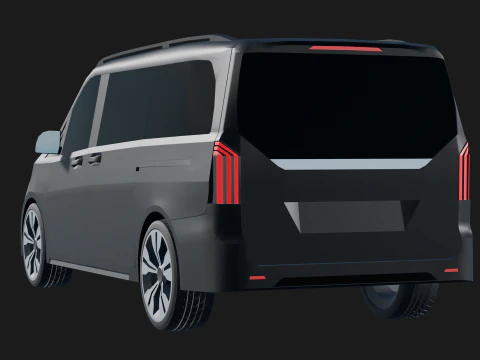 Van Vehicles - Low Poly 3D Model