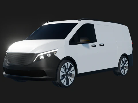 Van Vehicles - Low Poly 3D Model
