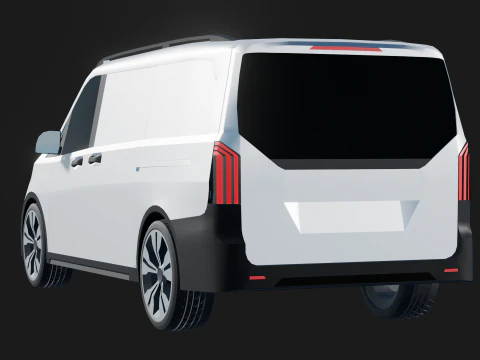 Van Vehicles - Low Poly 3D Model