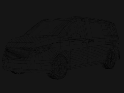Van Vehicles - Low Poly 3D Model