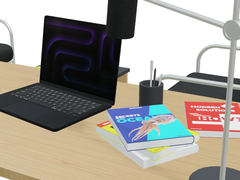 Office Furniture pack - Low poly 3D Model