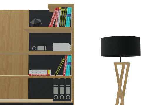 Office Furniture pack - Low poly 3D Model