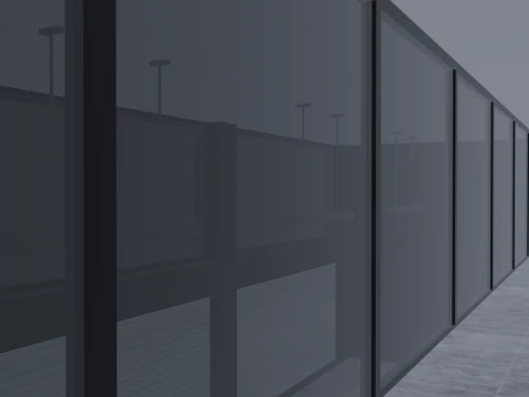 Dealership-Showroom - Low poly 3D Model
