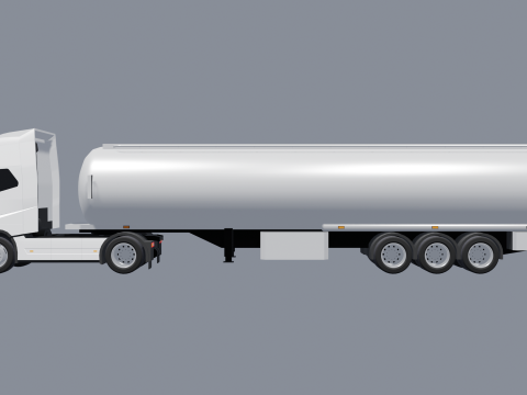 트럭 - 저 폴리 3D 모델