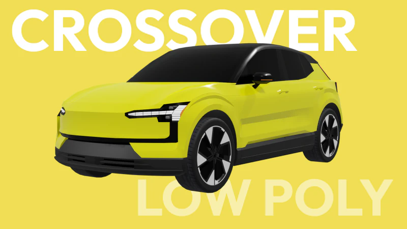 Incrocio Modello 3D .c4d .max .obj .3ds .fbx .stl .blend