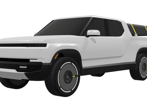 Pickup Truck 3D Model