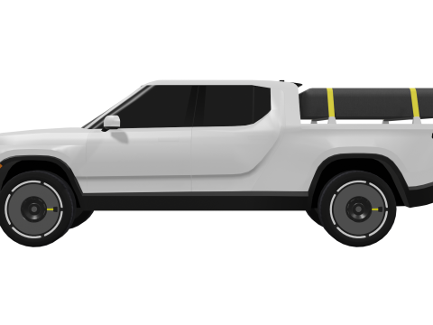 Pickup Truck 3D Model