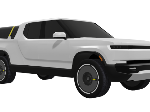 Pickup Truck 3D Model