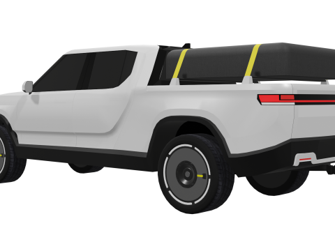 Pickup Truck 3D Model