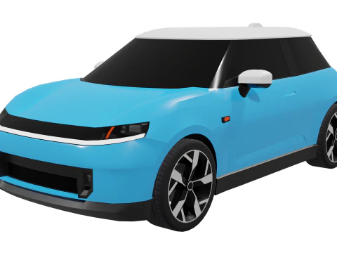 Mini carro - Hatchback Modelo 3D