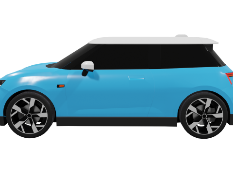 Mini car- Hatchback 3D Model