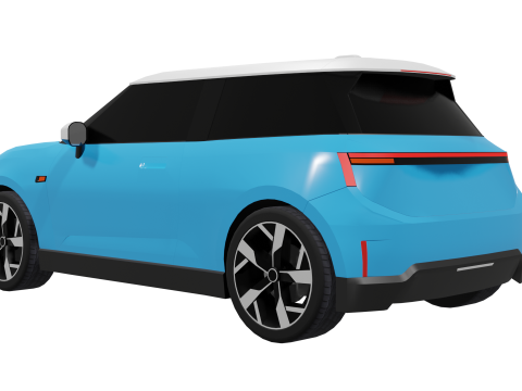 Mini car- Hatchback 3D Model
