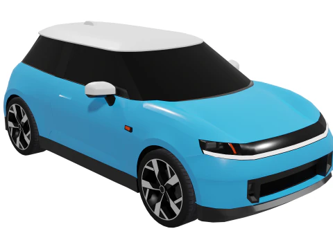 Mini carro - Hatchback Modelo 3D