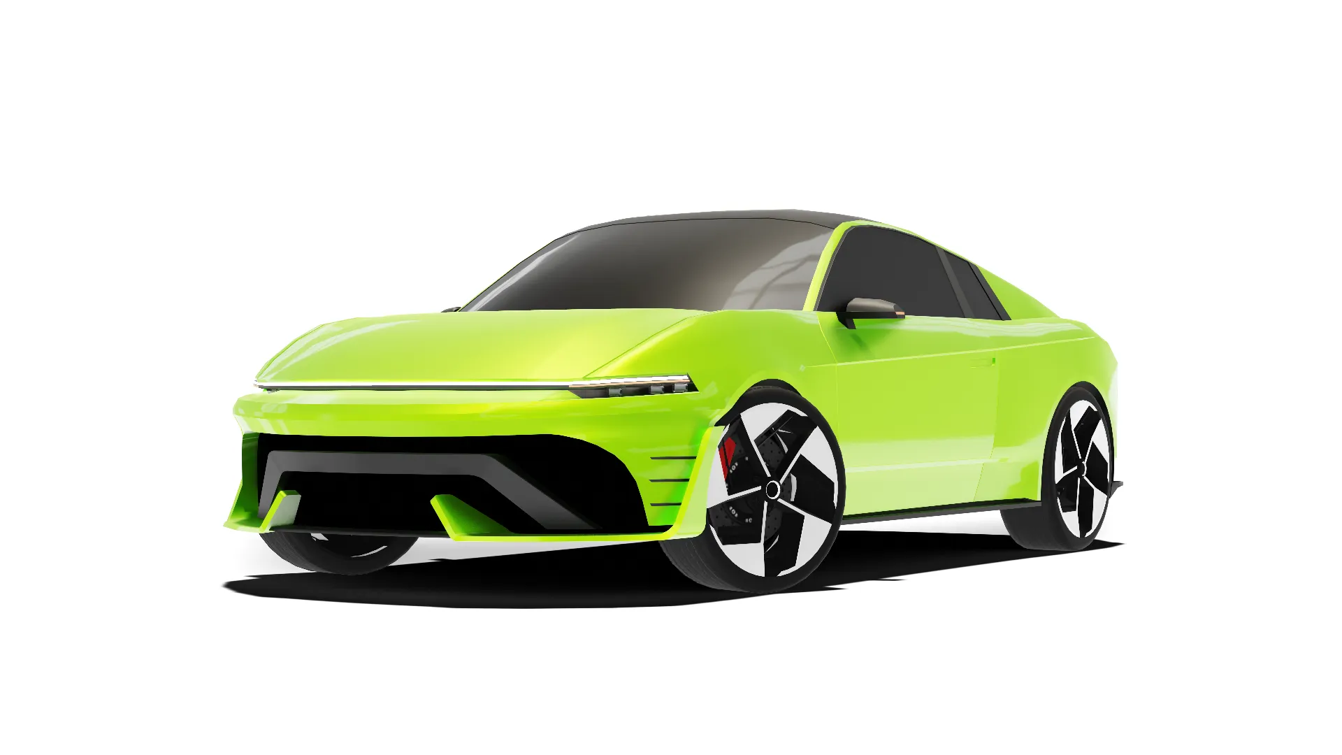 Sport Car - Game ready 3D Model .c4d .max .obj .3ds .fbx .stl .blend 