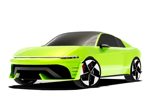 Sport Car - Game ready 3D Model