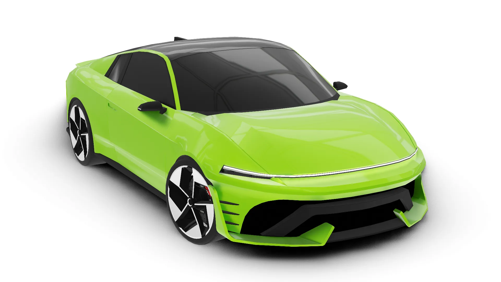 Sport Car - Game ready 3D Model .c4d .max .obj .3ds .fbx .stl .blend