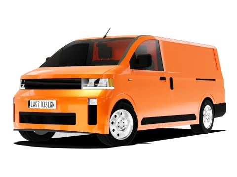 Cargo Van - Generic 3D Model