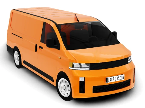 Cargo Van - Generic 3D Model