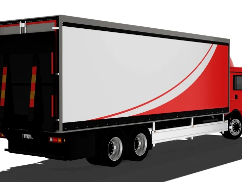 Cargo Truck 3D Model