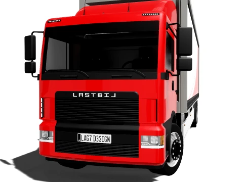Cargo Truck 3D Model
