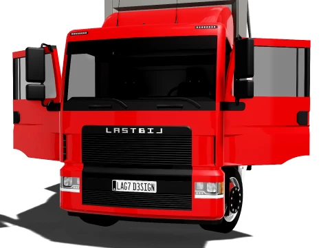 Cargo Truck 3D Model
