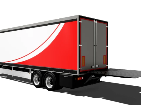 Cargo Truck 3D Model
