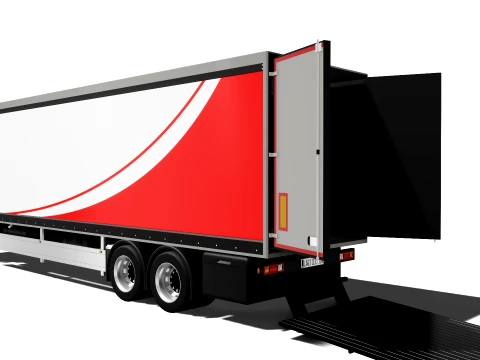 Cargo Truck 3D Model