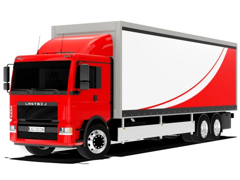 Cargo Truck 3D Model