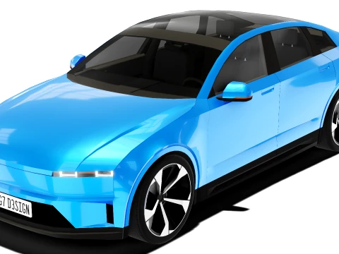 Sedã Modelo 3D