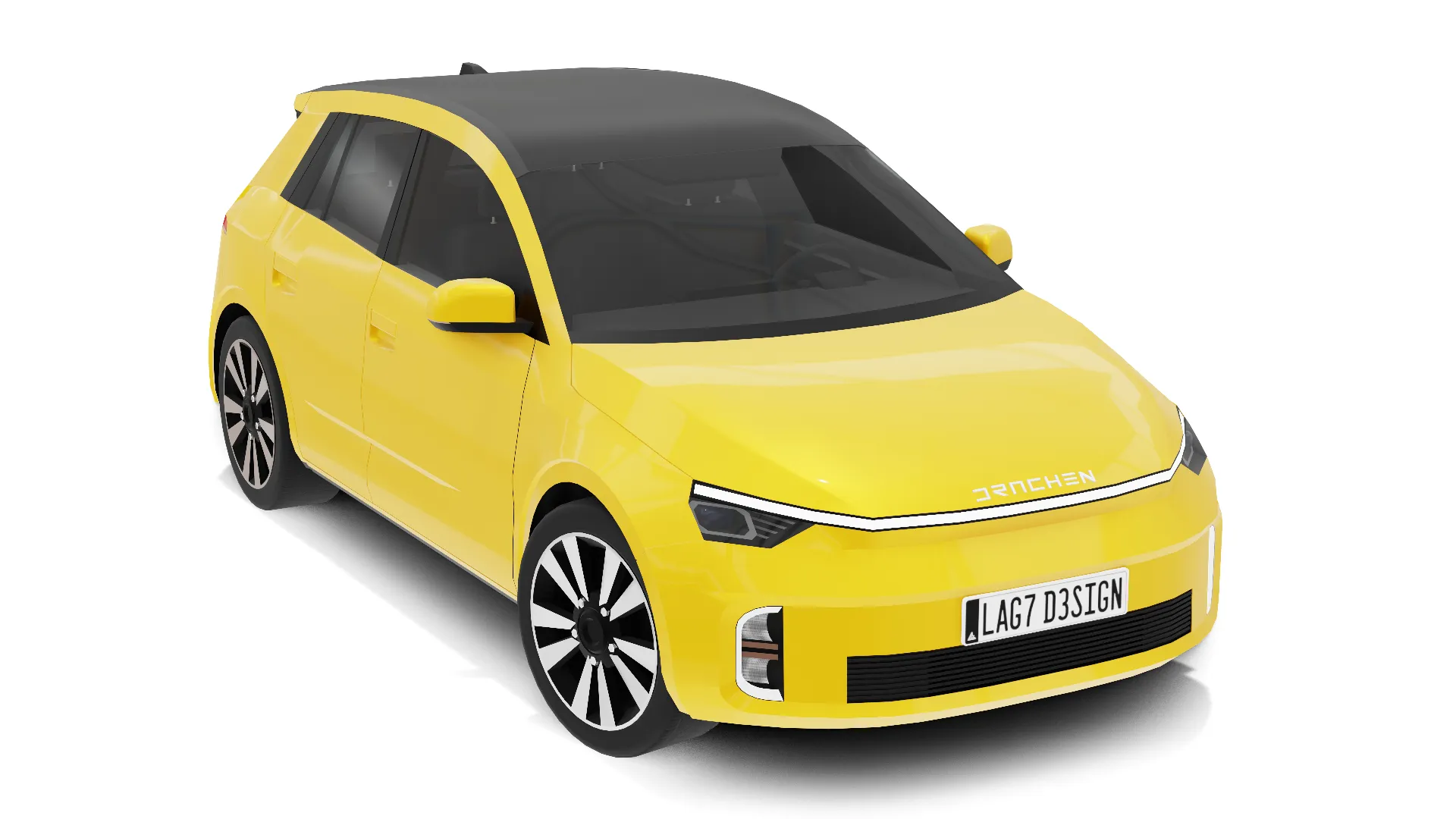 Hatchback - Genérico Modelo 3D .c4d .max .obj .3ds .fbx .stl .blend