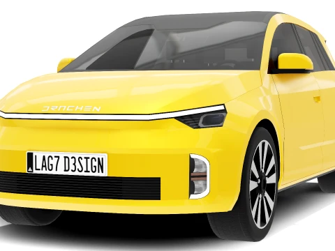 Hatchback - Gen&eacute;rico Modelo 3D