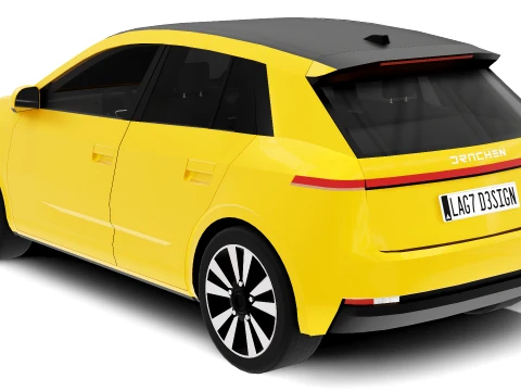 Hatchback - Gen&eacute;rico Modelo 3D