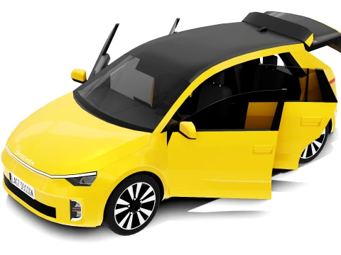 Hatchback - Gen&eacute;rico Modelo 3D