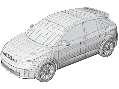 Hatchback - Gen&eacute;rico Modelo 3D
