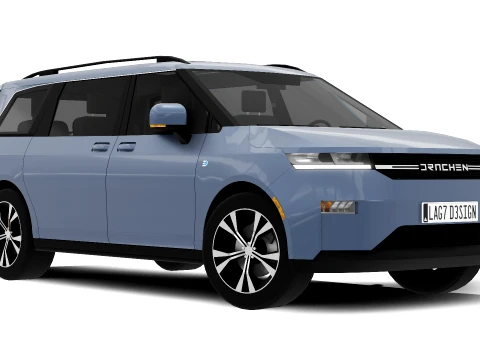 Minivan - Generic 3D Model