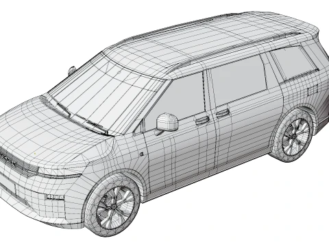 Minivan - Generic 3D Model