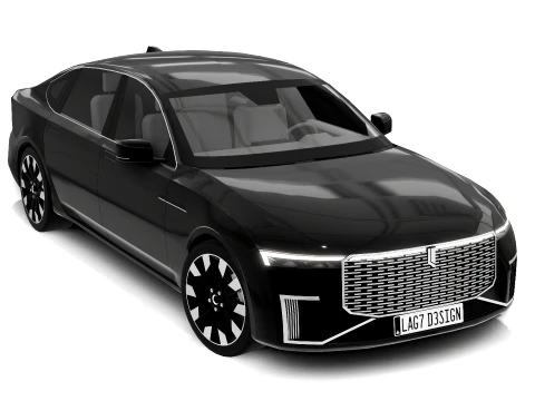 Luxury Sedan - Generic 3D Model