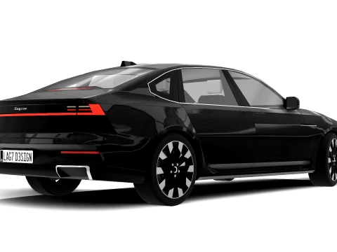 Luxury Sedan - Generic 3D Model