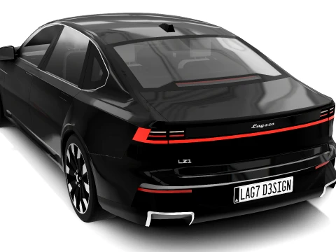 Luxury Sedan - Generic 3D Model