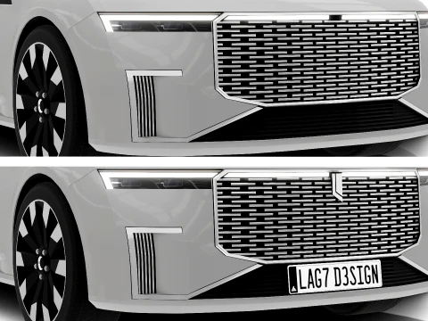 Luxury Sedan - Generic 3D Model